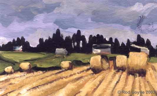 Bales and Farm Houses