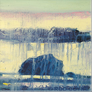 Rod Coyne, “Raining Bull” 40x40cm, oil on canvas, 2010